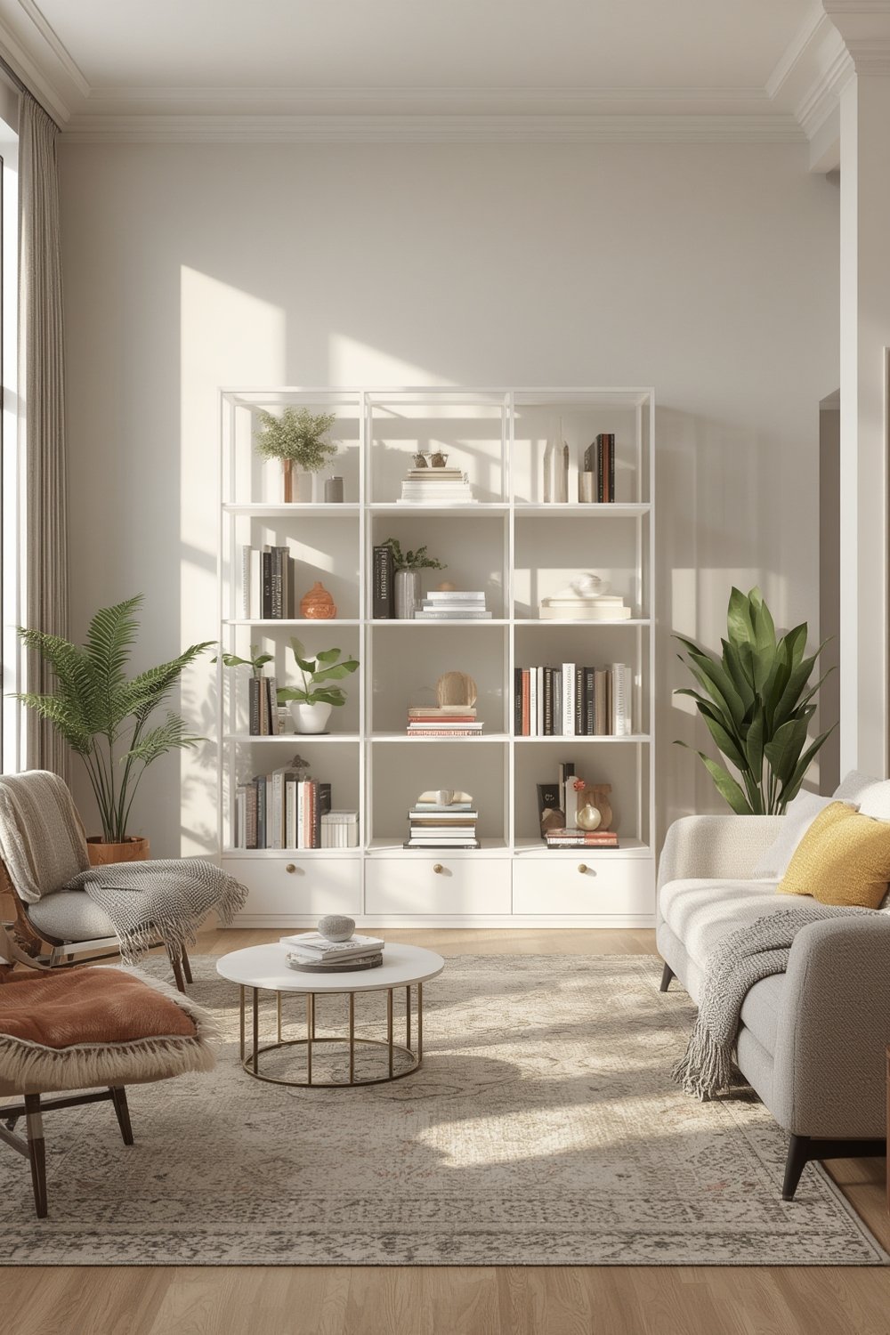 Bookshelf organizer product view