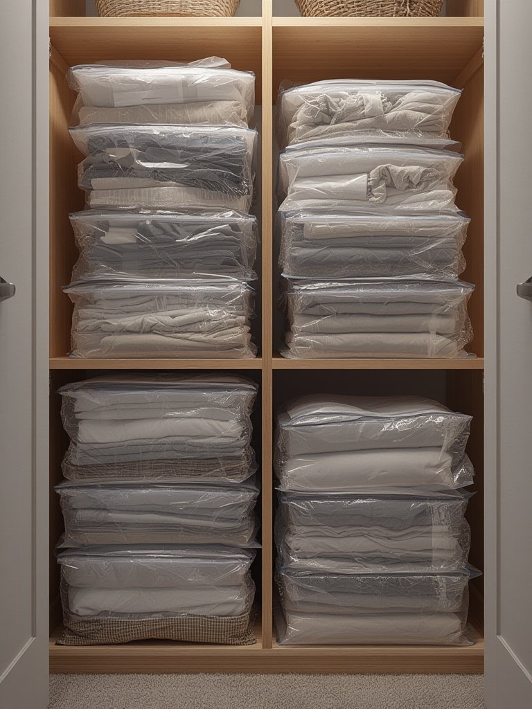 vacuum bags in action