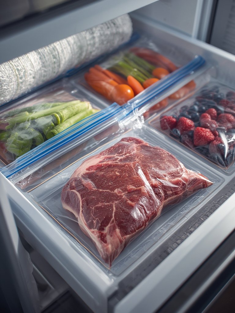 vacuum sealer in action