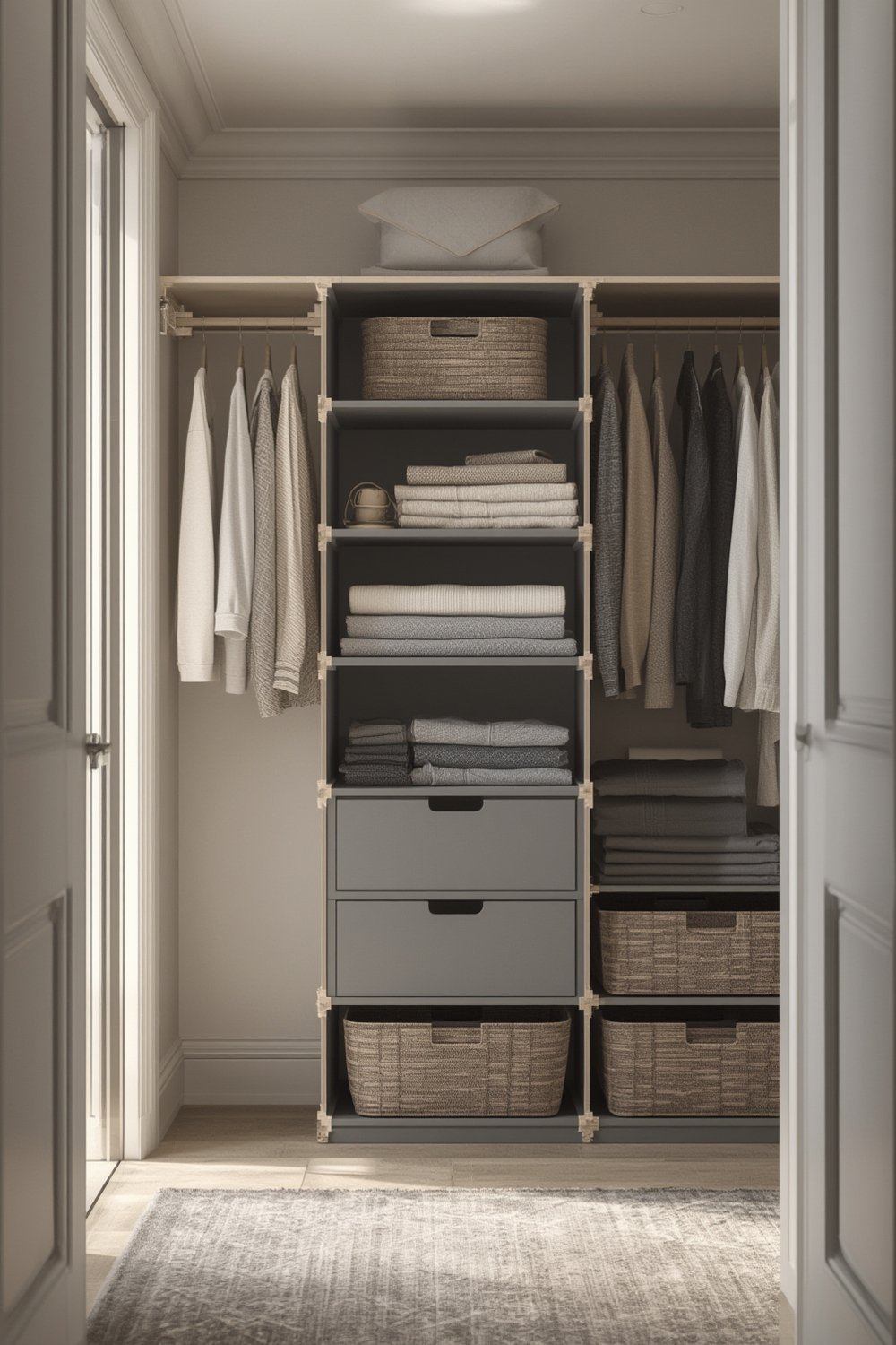 closet organizer product view