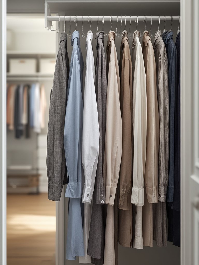 closet organizer in action