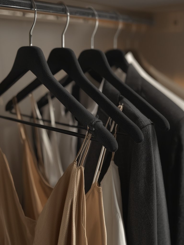 velvet hangers in action