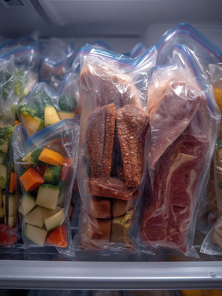 ziploc bags in action