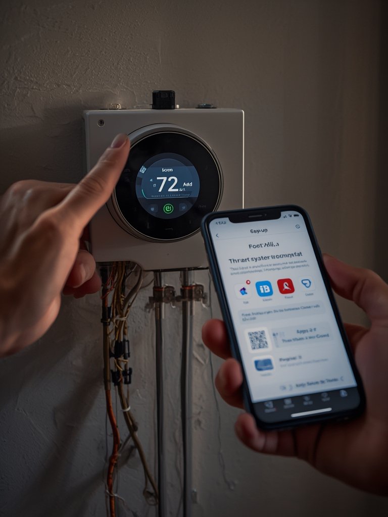 smart thermostat Matter - Illustration 2